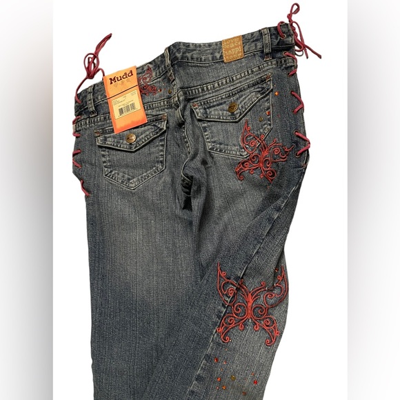 VTG Lace-Up Mudd Jeans Flares - Picture 9 of 12